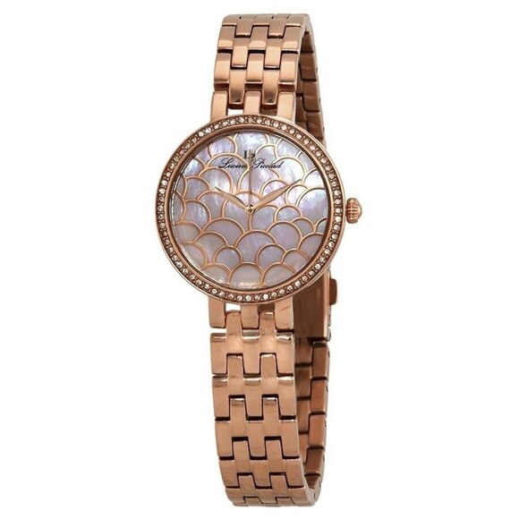 FX04184B NWT Lucien Piccard Fashion Ladies Quartz Steel Authentic Watch - Picture 1 of 3